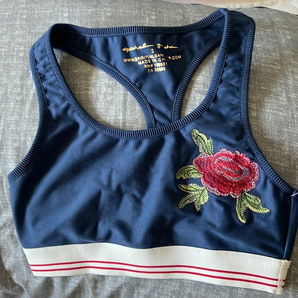 NWT Spiritual Gangster Rose Sports Bra